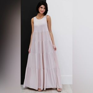 Blush Sleeveless Maxi